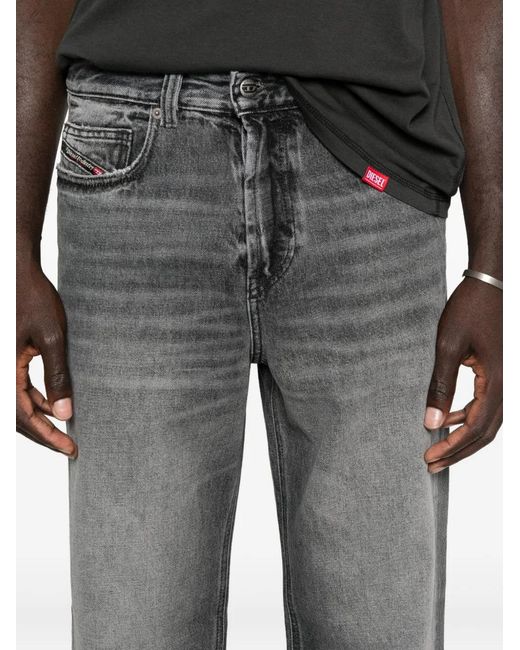 DIESEL Gray 2001 D-Macro Denim Jeans for men