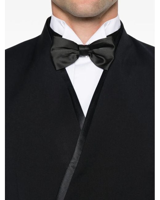 Tagliatore Black Double-Breasted Suit for men