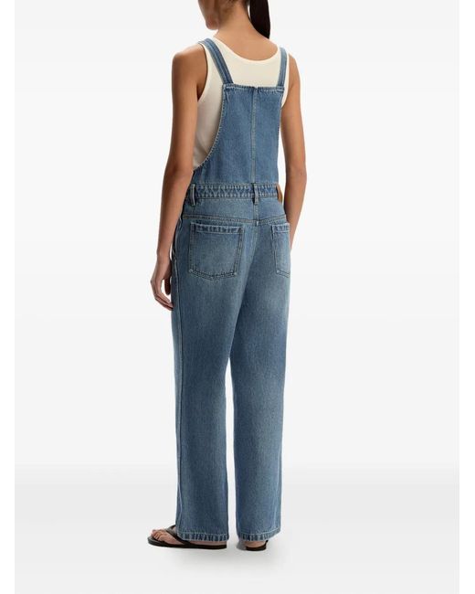 12 STOREEZ Blue Denim Jumpsuit