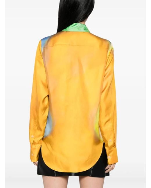 Camisa Aura Christopher Esber de color Yellow