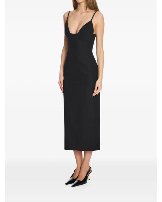Axel 113 Black Tess Lace Midi Dress