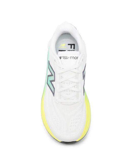 New Balance White Fresh Foam More Sneakers