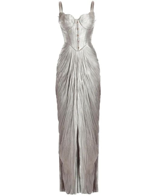 Maria Lucia Hohan Noemie コルセット ドレス Gray