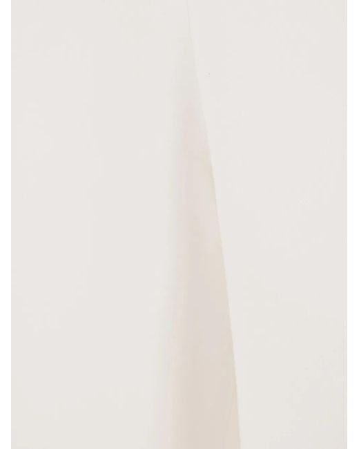 Ermanno Scervino White Crepe Trousers