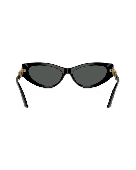 Gafas de sol Medusa Head con montura cat eye Versace de color Black
