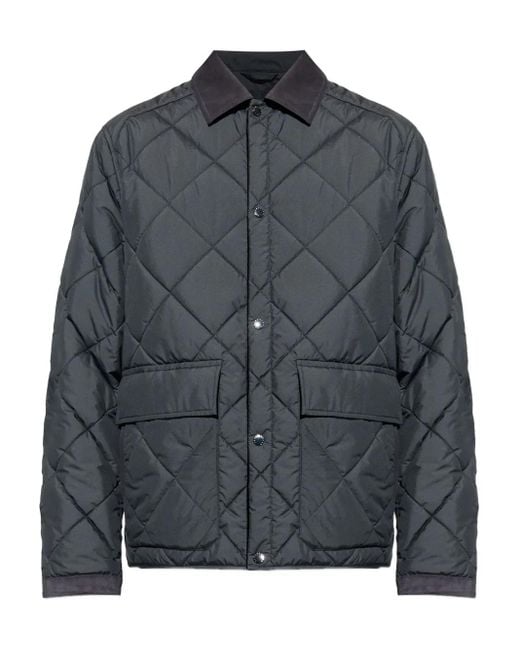 Paul & Shark Gray Diamond-quilted Jacket for men