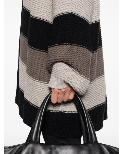 Rick Owens Gestreept Vest in het Black voor heren