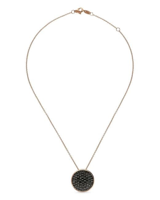 Leo Pizzo White 18K Rose Coin Diamond Necklace