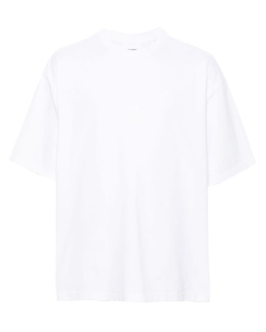 Axel Arigato White Distressed-finish Organic Cotton T-shirt for men