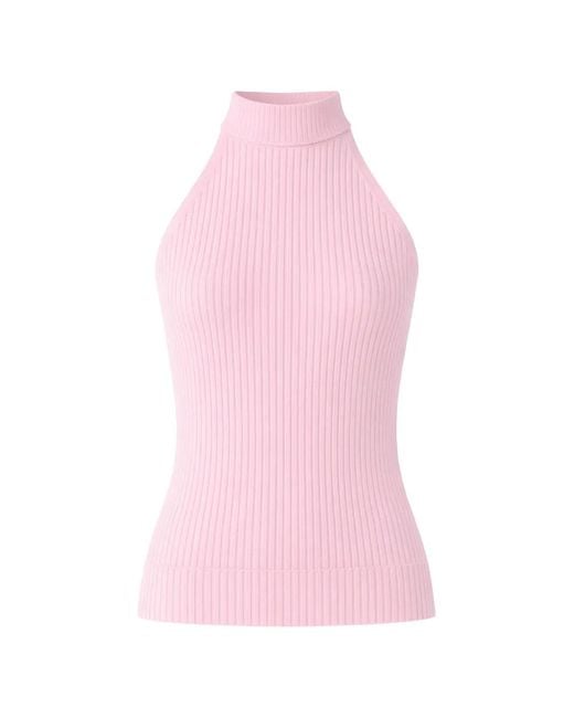 Aether Pink Lyra Ribbed Top
