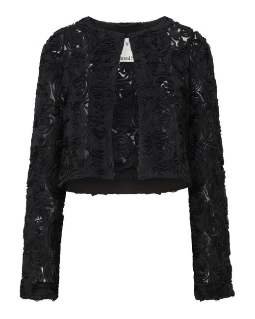 Unreal Fur Black Rosa Jacket