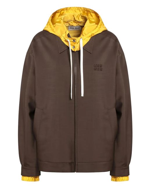 Miu Miu Jack Met Capuchon in het Brown
