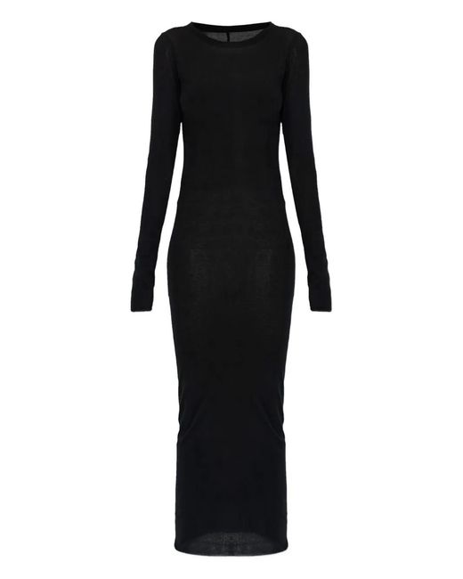 Rick Owens Black Midi Dresses