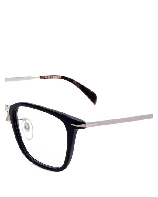 David Beckham White Square-Frame Glasses for men
