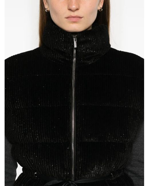 Peserico Black Corduroy Gilet