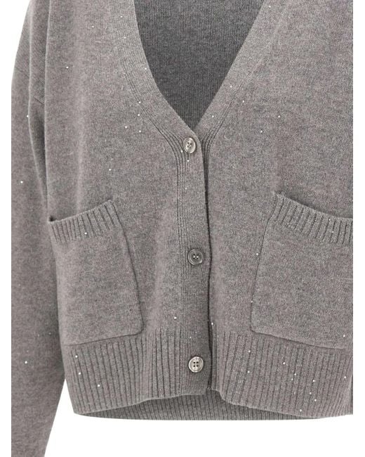 Kaos Vest Met Zakken in het Gray