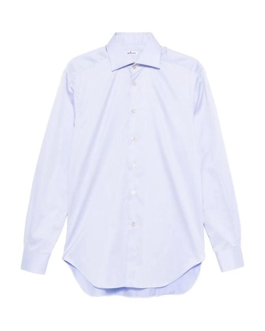 Kiton Button-Down Overhemd in het White voor heren