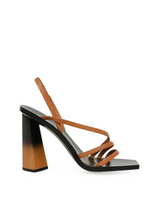 Givenchy White Losange Strappy Sandals