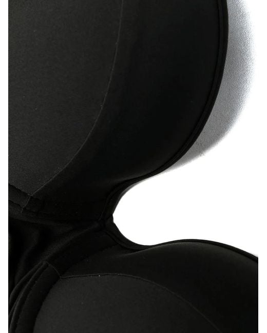 Noire Swimwear Black Balconette-Style Bikini Set