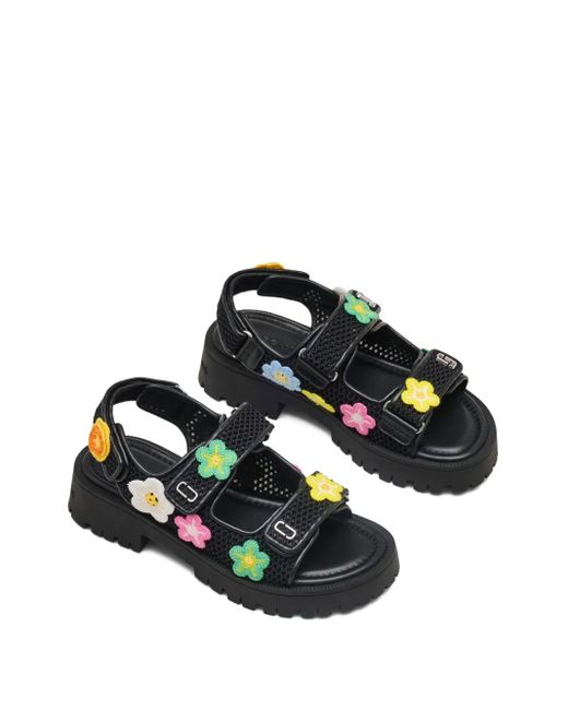 Marc Jacobs Green The Daisy Crochet Sandals