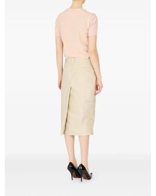 Jupe À Taille Haute Maison Margiela en coloris White