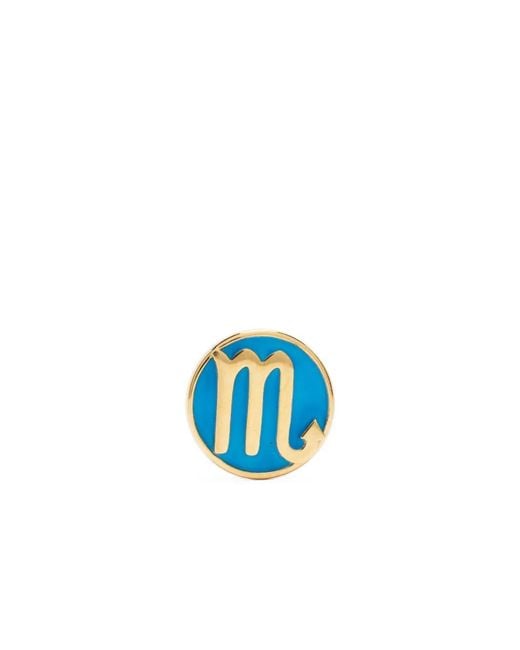 Maria Black Blue Scorpio Coin Charm