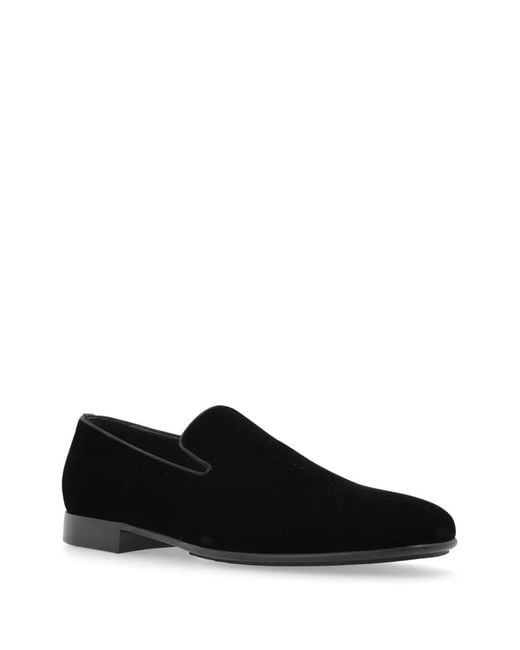 Etro Black Suede Loafers for men