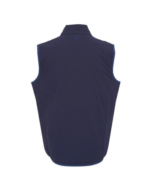 Peter Millar Blue Zip Vest for men