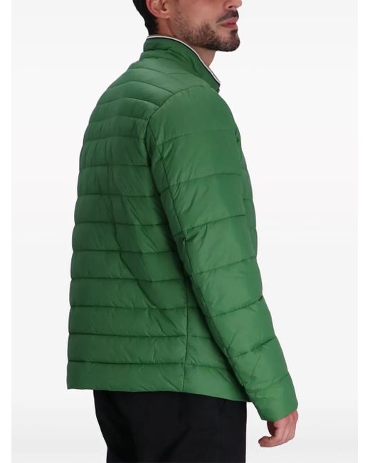 Boss Gefütterte Jacke Mit Logo-Streifen in Green für Herren