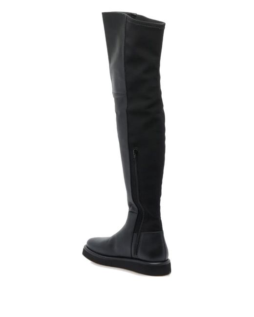 Paloma Barceló Black Cecilia Over-The-Knee Boots
