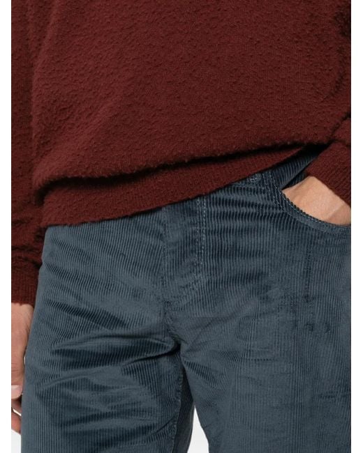 Etro Blue Corduroy Jeans for men