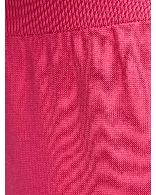 Benetton Pink Elastic-Waistband Trousers