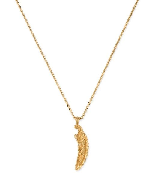 Emanuele Bicocchi Metallic Piuma Pendant Necklace