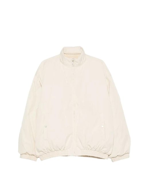 LAMRONS Natural Zip-Up High-Neck Jacket