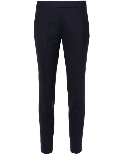 Fabiana Filippi Blue Tapered Merino-Blend Trousers