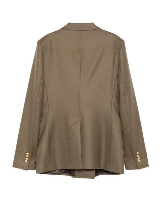 Tagliatore Brown Double-Breasted Jacket