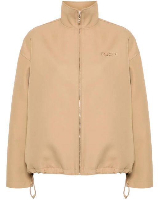 Gucci ジップアップ ボンバージャケット Natural