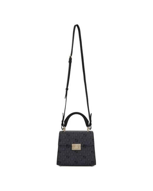 Moreau Black Bb Mune Monogram-Pattern Mini Bag