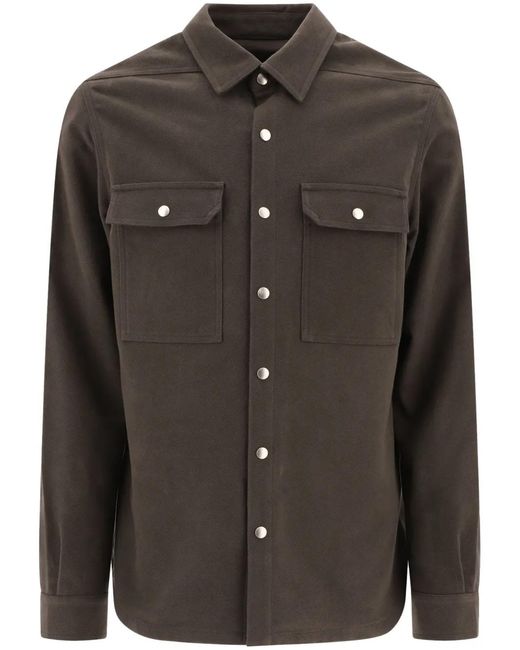 Rick Owens Black Denim Jacket for men