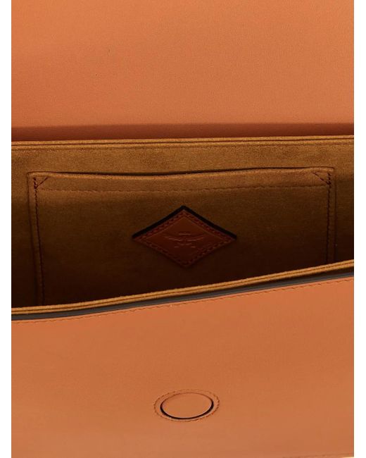 MCM Brown Small Himmel Laurel Cross Body Bag