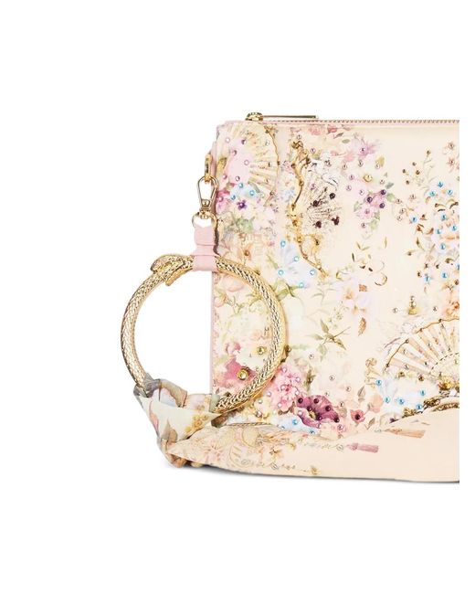 Camilla Natural Pochette À Ornements En Cristal