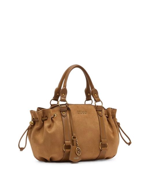 Liu Jo Brown Small Drawstring Bag