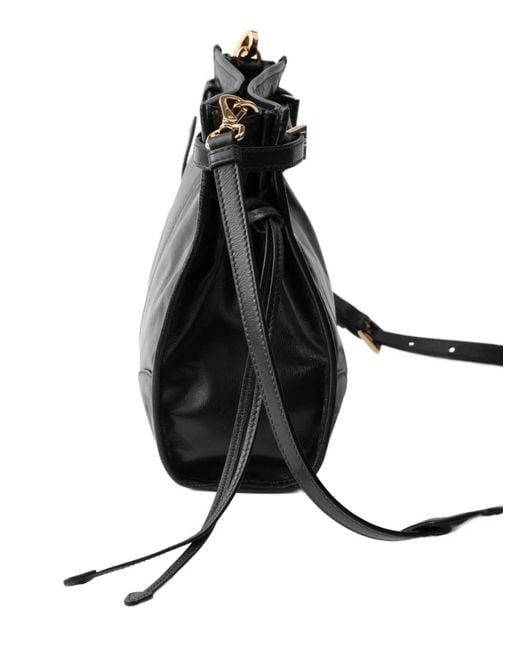 Prada Black Bonnie Leather Mini Shoulder Bag