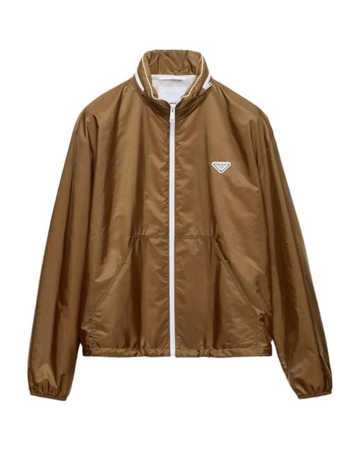 Prada Brown Re-Nylon Jacket for men