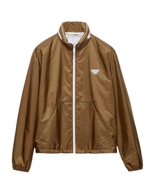 Prada Brown Re-Nylon Jacket for men