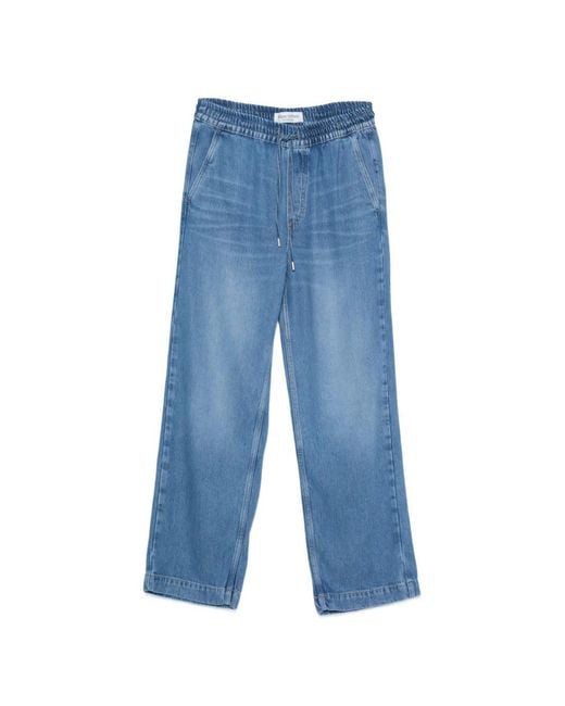 Marc O' Polo Blue Drawstring-Waist Jeans