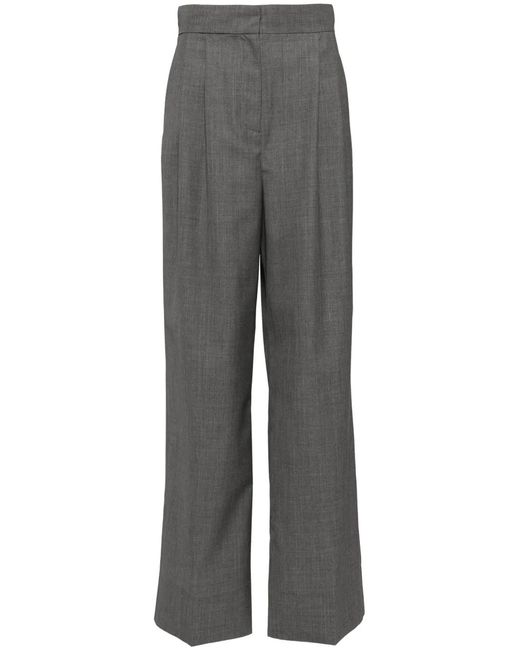 Erdem Gray Wide Leg Trousers
