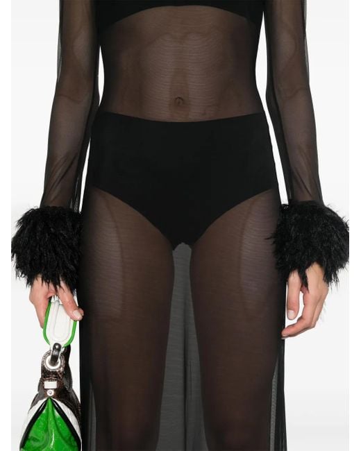 MARINE SERRE Black Dresses