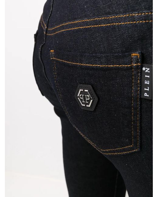 Philipp Plein Blue Basic Slim-Fit Jeans