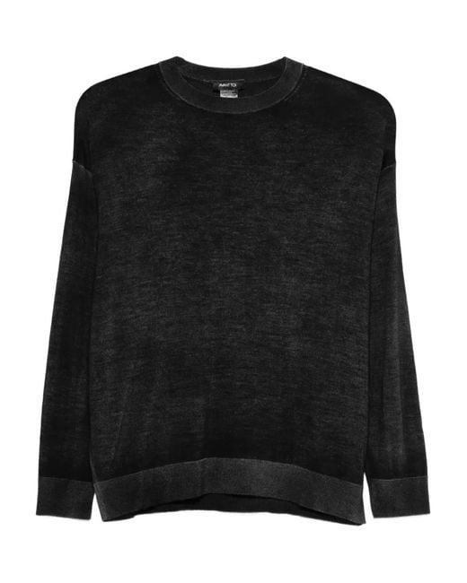 Avant Toi Black Crew-Neck Top